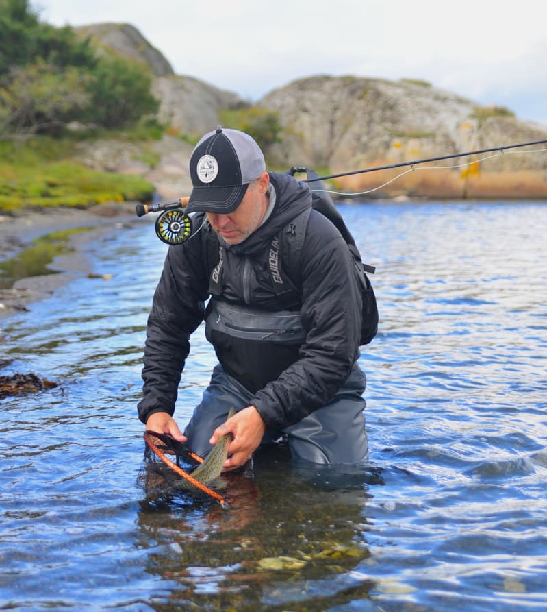 Kaitum XT vöðlur og urriði